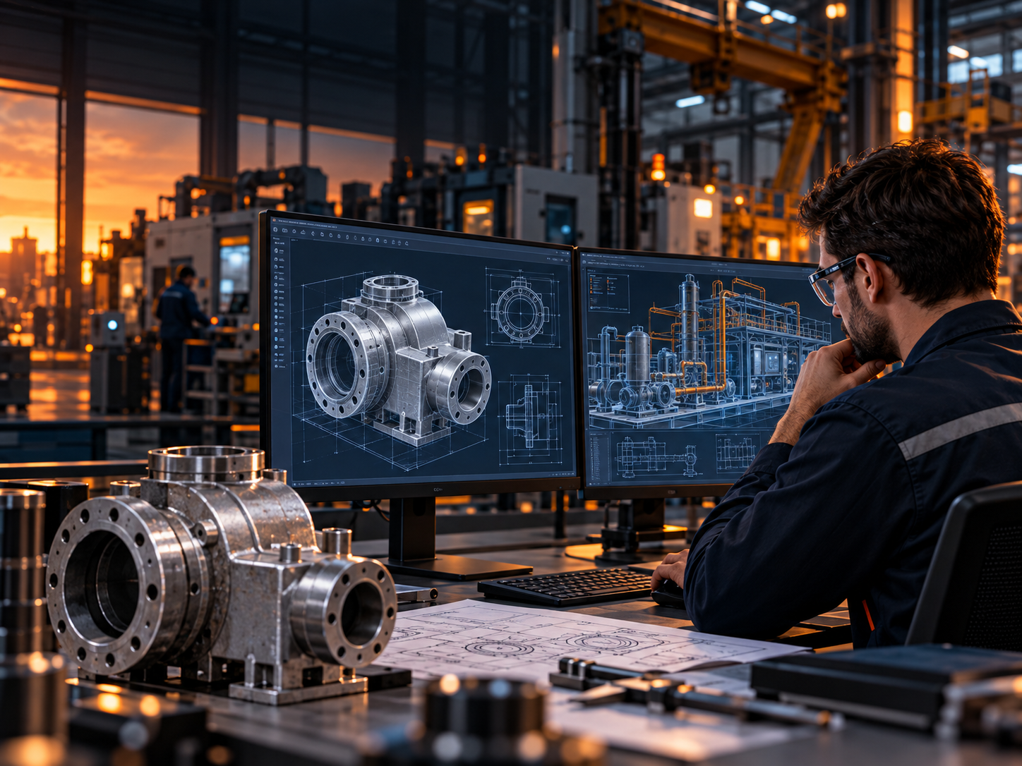 Industrial CAD design